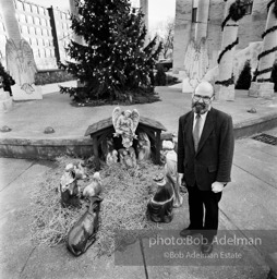 A. Gregory Frazier's suit against Christmas creche on public property was rejected by Supreme Court because the religious symbols were part of a larger, mainly secular display. Pawtucket, Rhode Island,1990.