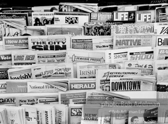 Newsstand, New York City, 1991.