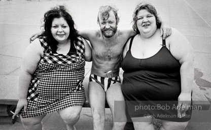 Members of the National Association to Aid Fat Americans -Friends at a picnic. Westchester County, New York. 1982--