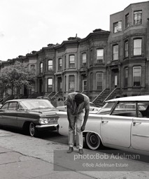 Bedford Stuyvesant neighborhood,  Brooklyn,  New York City.  1962.