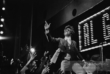 The Reverend Al Green at the Apollo Theater. Harlem, New York City. circa 1970.