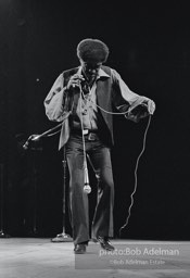Sammy Davis Jr. at the Apollo Theater. Harlem, New York City. circa 1970.
