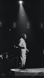 Duke Ellington at the Apollo Theater. Harlem, circa 1970.