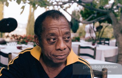 James Baldwin. St. Paul de Vence. 1985