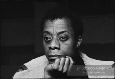 James Baldwin during rehearsals for his play 'Blues for Mr. Charlie