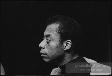 James Baldwin during rehearsals for his play 'Blues for Mr. Charlie