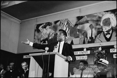 New York Junior High School 139 where James Baldwin is honored as Alumnus of the year. 1964.