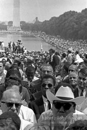 Marchers en route to the Lincoln Memorial,  Washington, D.C.  1963
