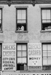 The Bedford Stuyvesant ghetto,  Brooklyn,  New York City.  1963