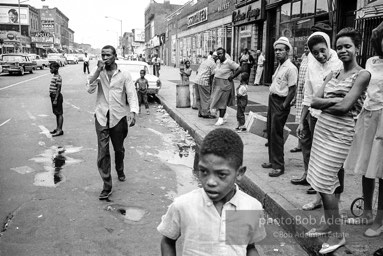 The Bedford Stuyvesant ghetto,  Brooklyn,  New York City.  1963