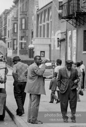 The Bedford Stuyvesant ghetto,  Brooklyn,  New York City.  1963