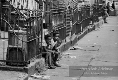 The Bedford Stuyvesant ghetto,  Brooklyn,  New York City.  1963