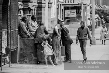 The Bedford Stuyvesant ghetto,  Brooklyn,  New York City.  1963