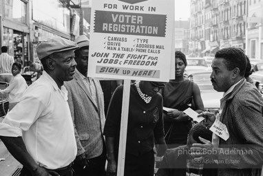 The Bedford Stuyvesant ghetto,  Brooklyn,  New York City.  1963