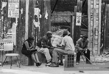 The Bedford Stuyvesant ghetto,  Brooklyn,  New York City.  1963