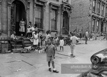 The Bedford Stuyvesant ghetto,  Brooklyn,  New York City.  1963