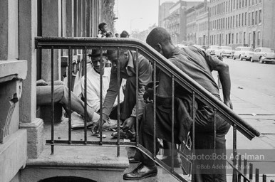 The Bedford Stuyvesant ghetto,  Brooklyn,  New York City.  1963