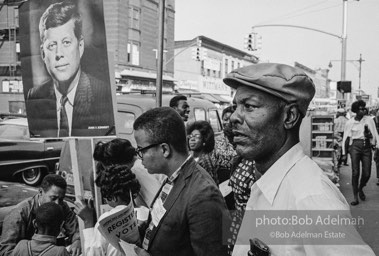 The Bedford Stuyvesant ghetto,  Brooklyn,  New York City.  1963