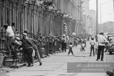 The Bedford Stuyvesant ghetto,  Brooklyn,  New York City.  1963