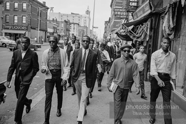 The Bedford Stuyvesant ghetto,  Brooklyn,  New York City.  1963