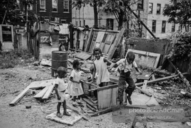 The Bedford Stuyvesant ghetto,  Brooklyn,  New York City.  1963