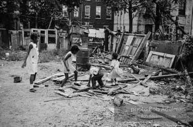 The Bedford Stuyvesant ghetto,  Brooklyn,  New York City.  1963