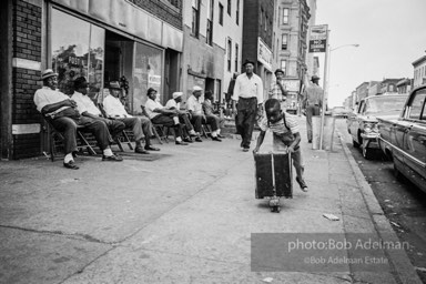 The Bedford Stuyvesant ghetto,  Brooklyn,  New York City.  1963