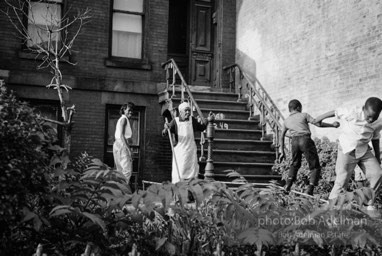 The Bedford Stuyvesant ghetto,  Brooklyn,  New York City.  1963