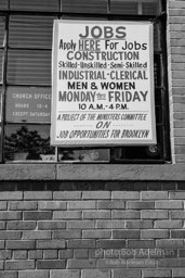 The Bedford Stuyvesant ghetto,  Brooklyn,  New York City.  1963