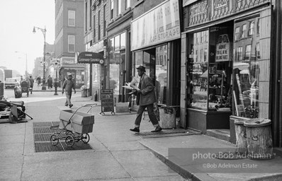 The Bedford Stuyvesant ghetto,  Brooklyn,  New York City.  1963