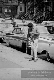 The Bedford Stuyvesant ghetto,  Brooklyn,  New York City.  1963