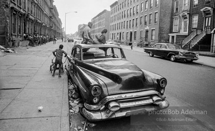 The Bedford Stuyvesant ghetto,  Brooklyn,  New York City.  1963