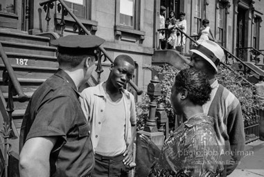 The Bedford Stuyvesant ghetto,  Brooklyn,  New York City.  1963