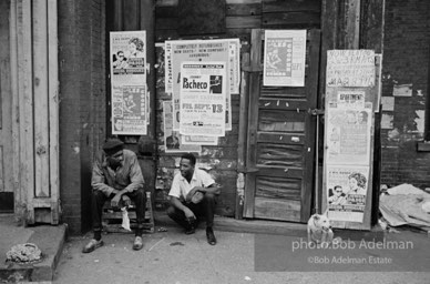 The Bedford Stuyvesant ghetto,  Brooklyn,  New York City.  1963