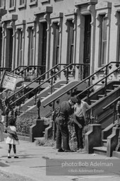 The Bedford Stuyvesant ghetto,  Brooklyn,  New York City.  1963