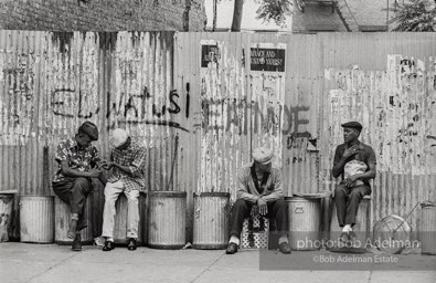 The Bedford Stuyvesant ghetto,  Brooklyn,  New York City.  1963