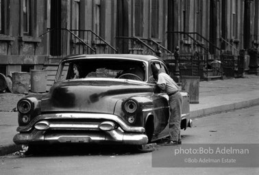 The Bedford Stuyvesant ghetto,  Brooklyn,  New York City.  1963