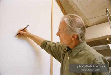 Roy Lichtenstein's 'Bedroom at Arles. 1992. photo:©Bob Adelman Estate, Artwork©Estate of Roy Lichtenstein