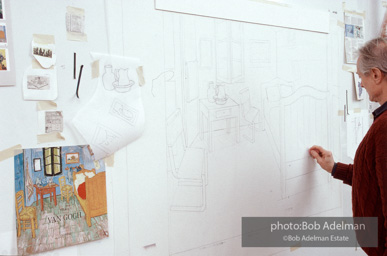 Roy Lichtenstein's 'Bedroom at Arles. 1992.