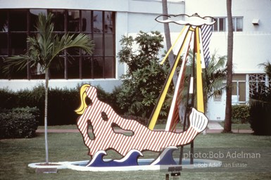 photo©Bob Adelman estate. Artwork©Estate of Roy Lichtenstein.