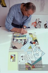 photo©Bob Adelman estate. Artwork©Estate of Roy Lichtenstein.