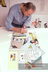 photo©Bob Adelman estate. Artwork©Estate of Roy Lichtenstein.
