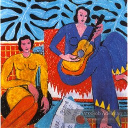 From Mural with Blue Brushstroke. New York City, 1985-86Blue Brushstrokephoto©Bob Adelman estate. Artwork©Estate of Roy Lichtenstein.