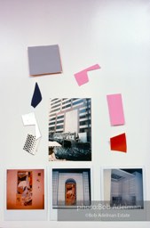 From Mural with Blue Brushstroke. New York City, 1985-86photo©Bob Adelman estate. Artwork©Estate of Roy Lichtenstein.