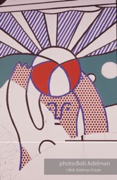 photo©Bob Adelman estate. Artwork©Estate of Roy Lichtenstein.