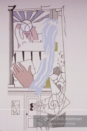 photo©Bob Adelman estate. Artwork©Estate of Roy Lichtenstein.