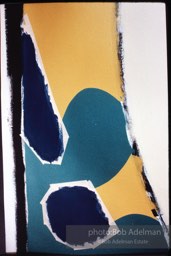 From Mural with Blue Brushstroke. New York City, 1985-86photo©Bob Adelman estate. Artwork©Estate of Roy Lichtenstein.