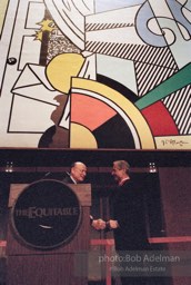 photo©Bob Adelman estate. Artwork©Estate of Roy Lichtenstein.