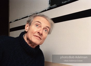 From Mural with Blue Brushstroke. New York City, 1985-86photo©Bob Adelman estate. Artwork©Estate of Roy Lichtenstein.