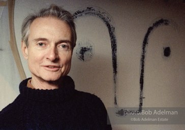 From Mural with Blue Brushstroke. New York City, 1985-86photo©Bob Adelman estate. Artwork©Estate of Roy Lichtenstein.